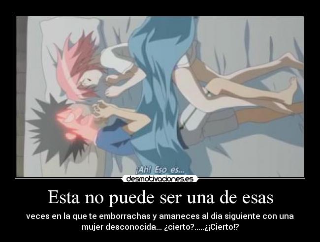 Esta no puede ser una de esas - 