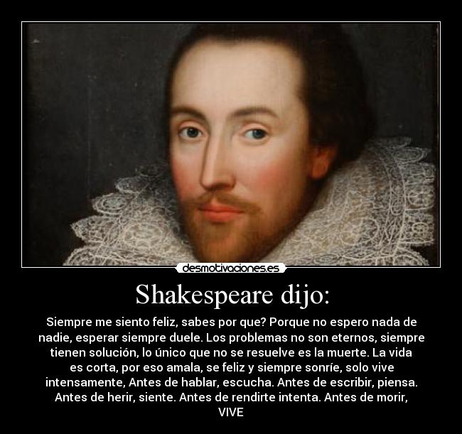 carteles shakespeare desmotivaciones