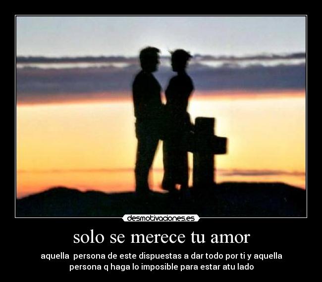 solo se merece tu amor - 