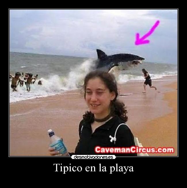 Tipico en la playa - 