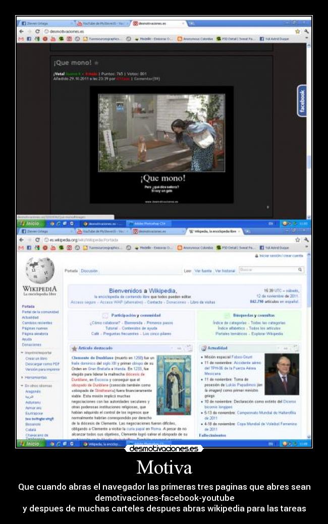 carteles facebook youtube desmotivaciones motiva wikipedia carteles zteven steven principal cola photoshop desmotivaciones