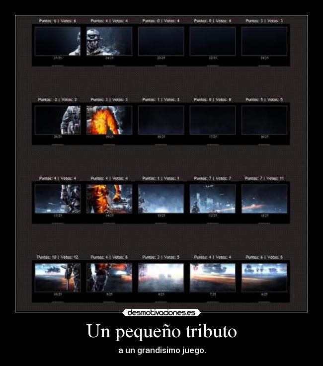 Un pequeño tributo - a un grandisimo juego.