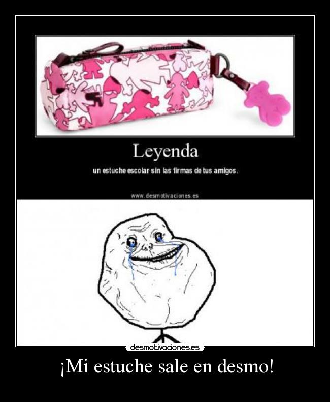 ¡Mi estuche sale en desmo! -
