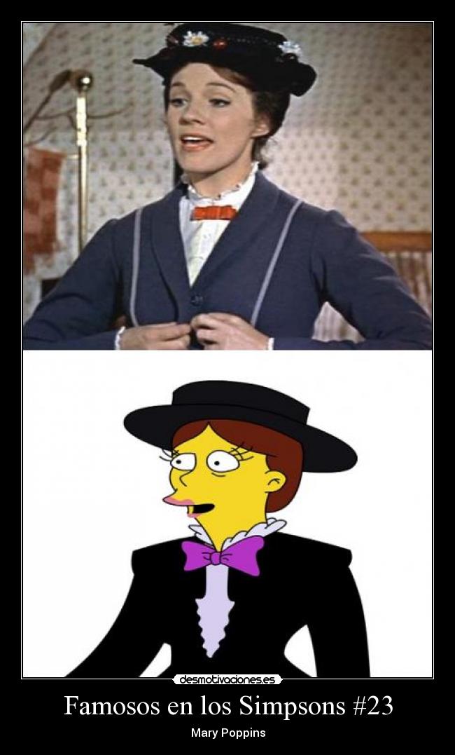 Famosos en los Simpsons #23 - Mary Poppins