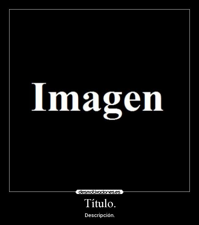 Título. - Descripción.