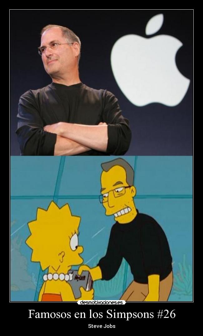 Famosos en los Simpsons #26 - Steve Jobs