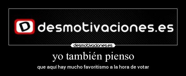 yo también pienso - 