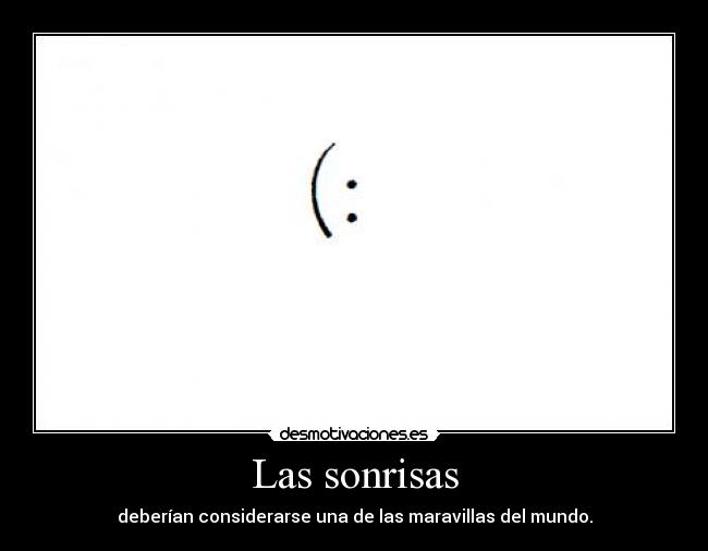 Las sonrisas -