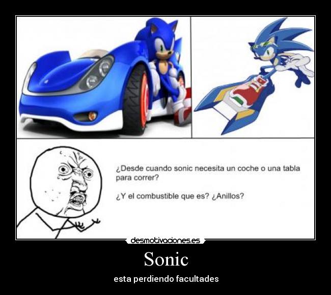 Sonic - esta perdiendo facultades