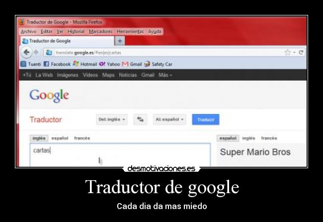 Traductor de google -