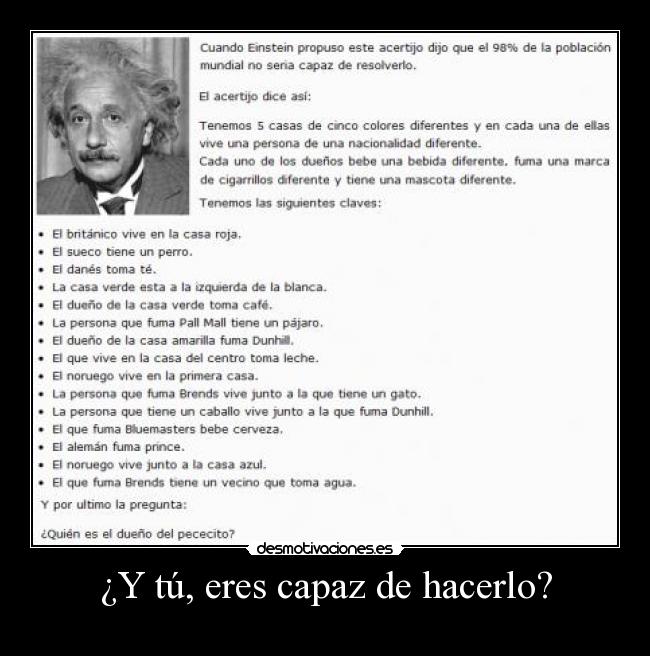 ¿Y tú, eres capaz de hacerlo? -