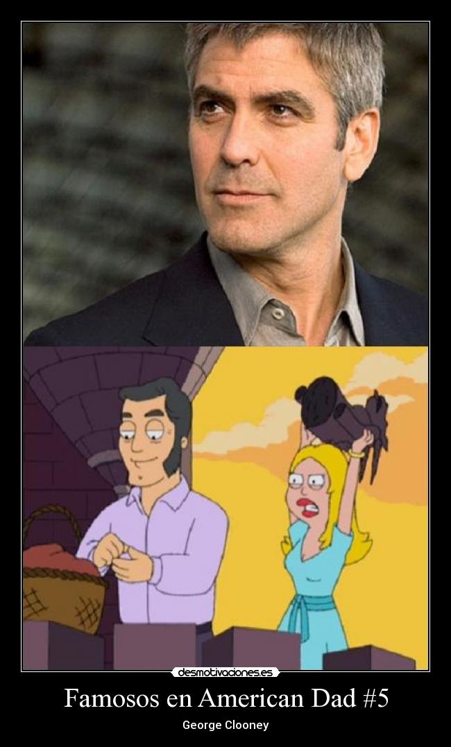 Famosos en American Dad #5 - George Clooney