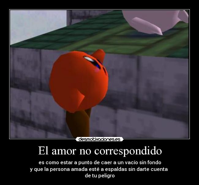 El amor no correspondido -