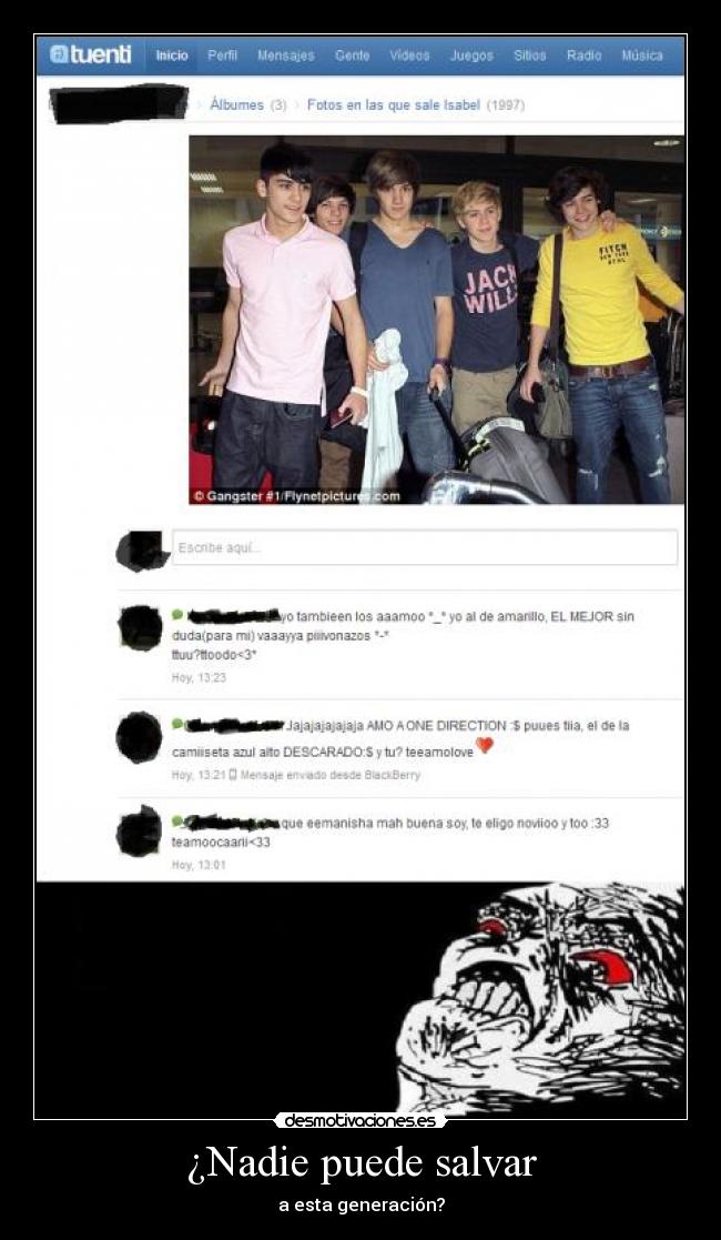 ¿Nadie puede salvar - a esta generación?