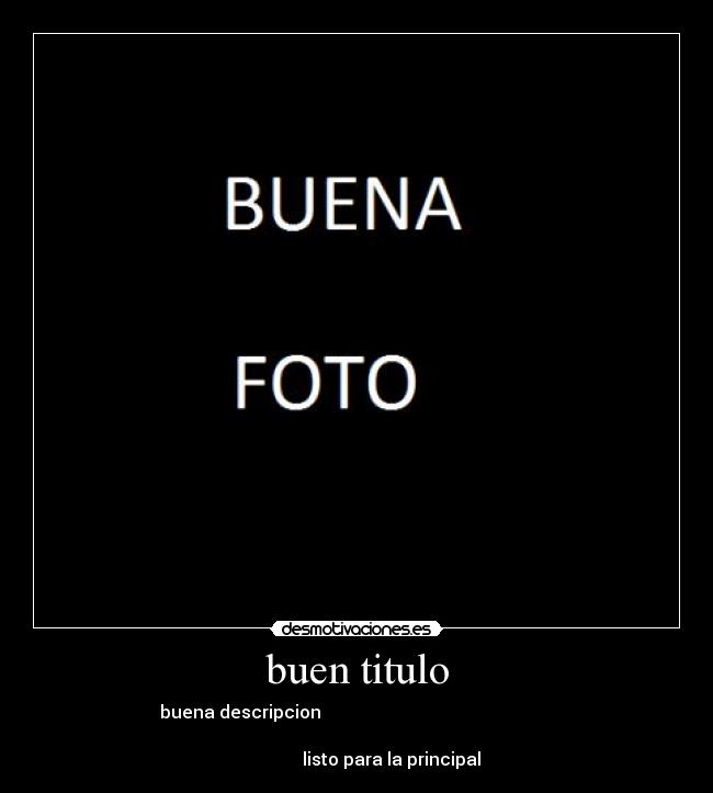 buen titulo -