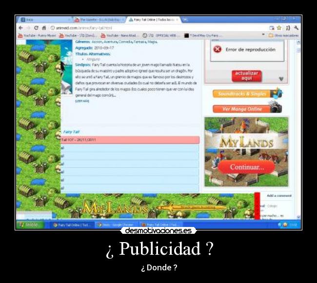 ¿ Publicidad ? - ¿ Donde ?