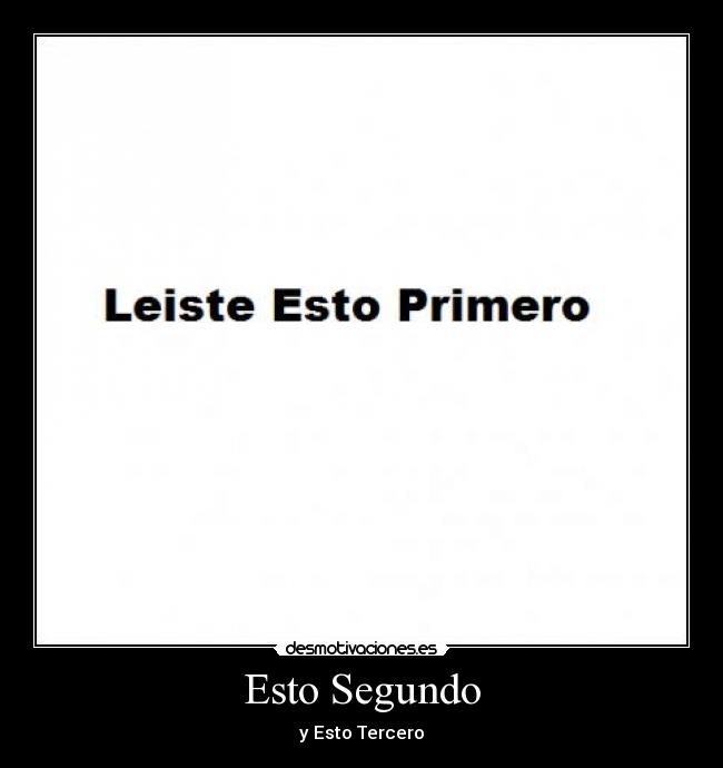 Esto Segundo -