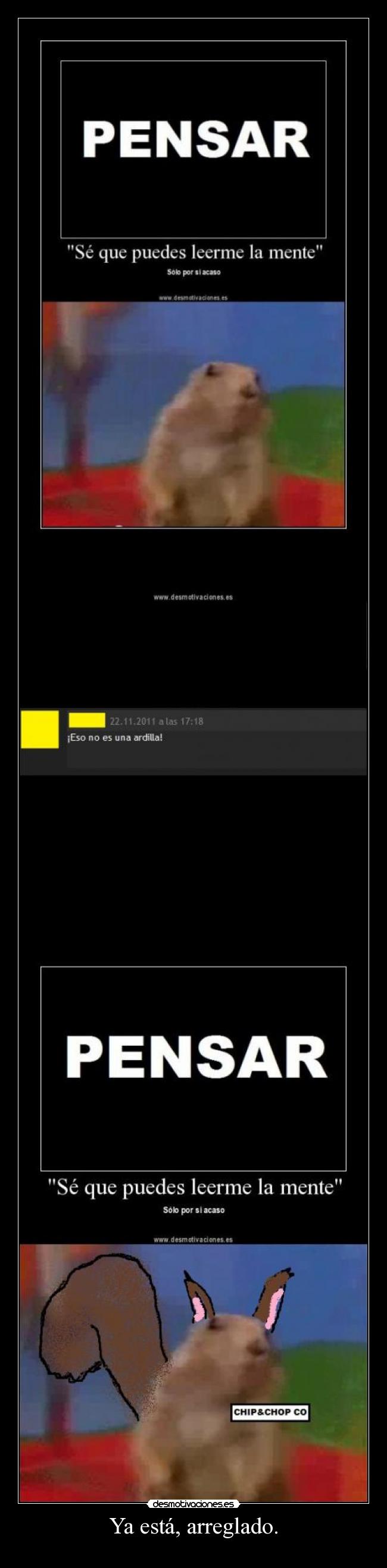 carteles las ardillas molan desmotivaciones