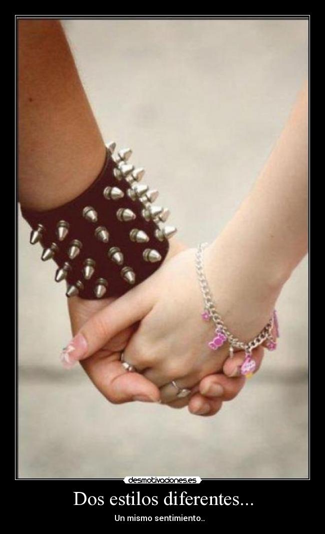 Dos estilos diferentes... -