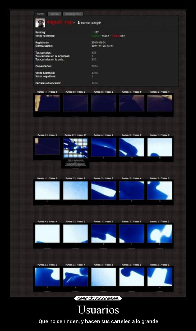 Usuarios - Que no se rinden, y hacen sus carteles a lo grande