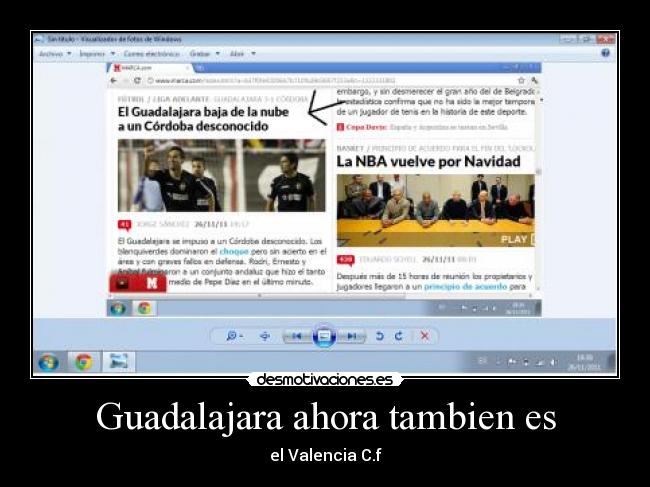 Guadalajara ahora tambien es - el Valencia C.f