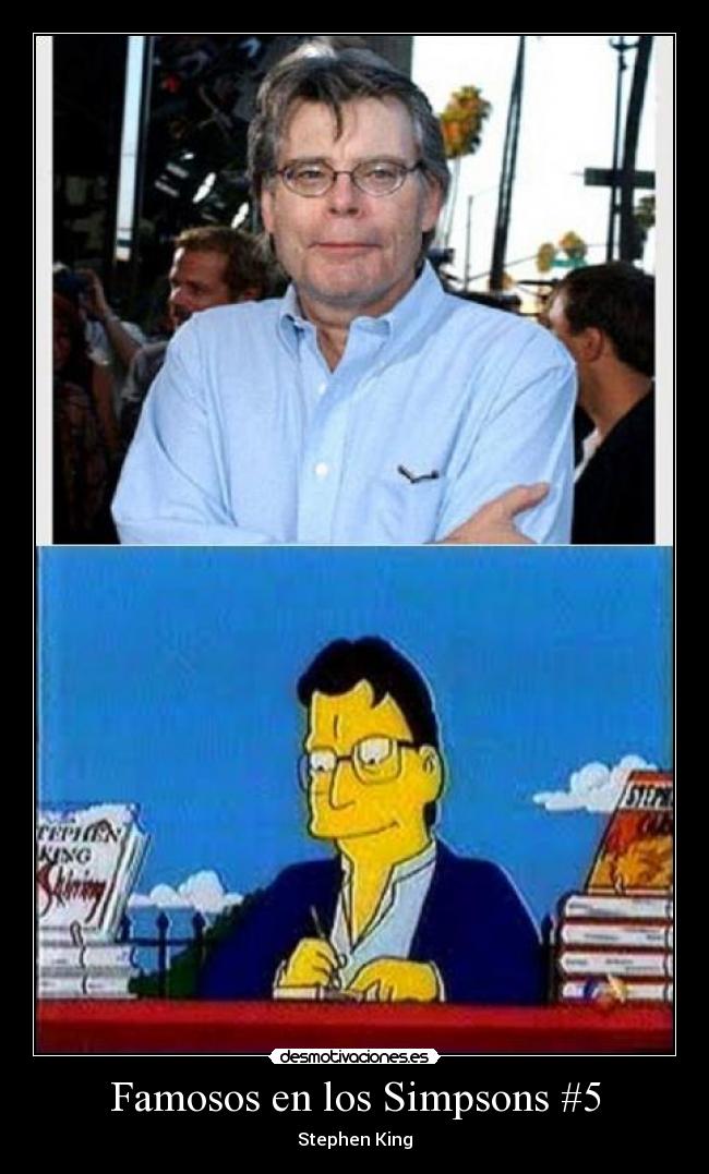 carteles simpsons stephen king jodeteyespera clan troll desmotivaciones