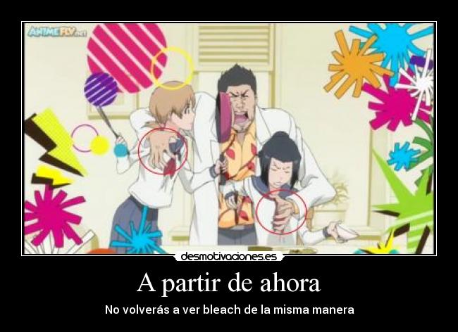 A partir de ahora - No volverás a ver bleach de la misma manera