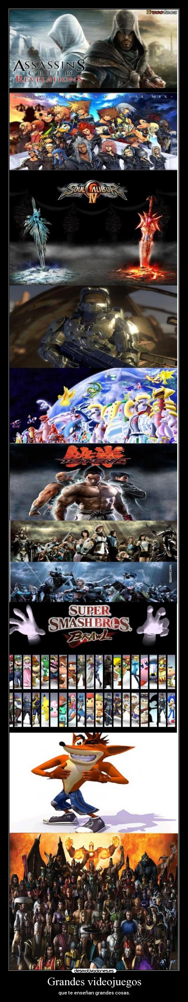 Grandes videojuegos - que te enseñan grandes cosas.