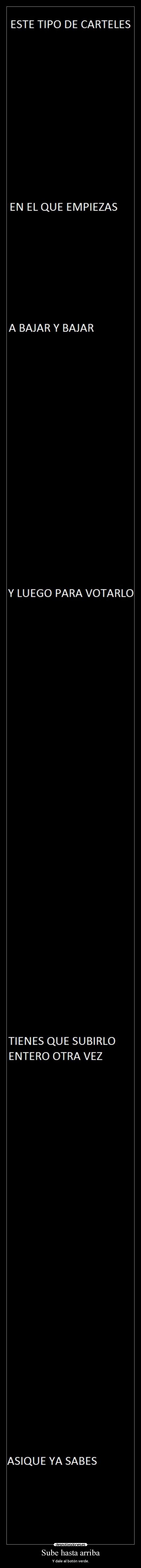 Sube hasta arriba - 