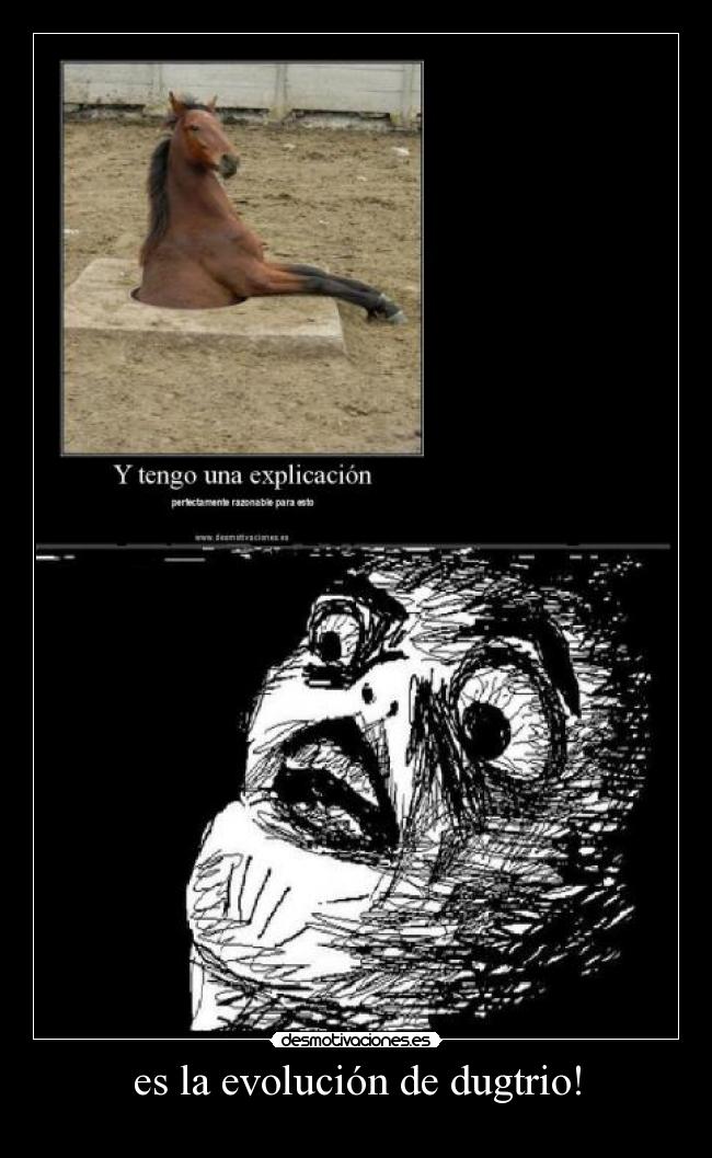 es la evolución de dugtrio! -