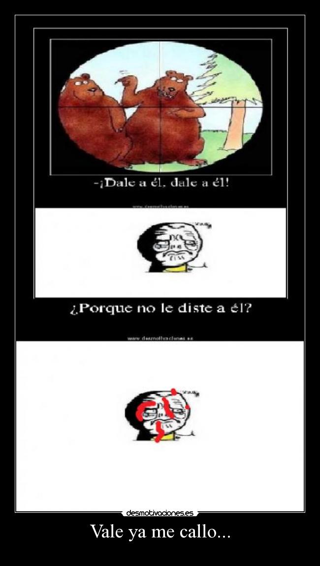 Vale ya me callo... -