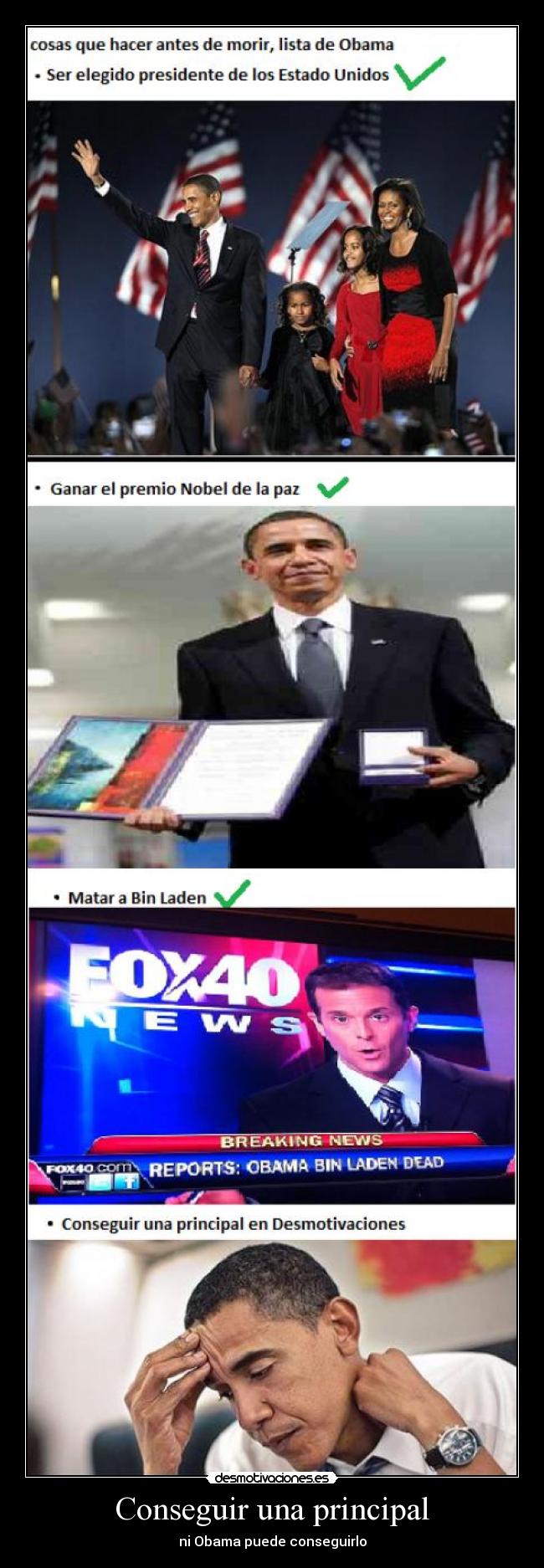 Conseguir una principal -