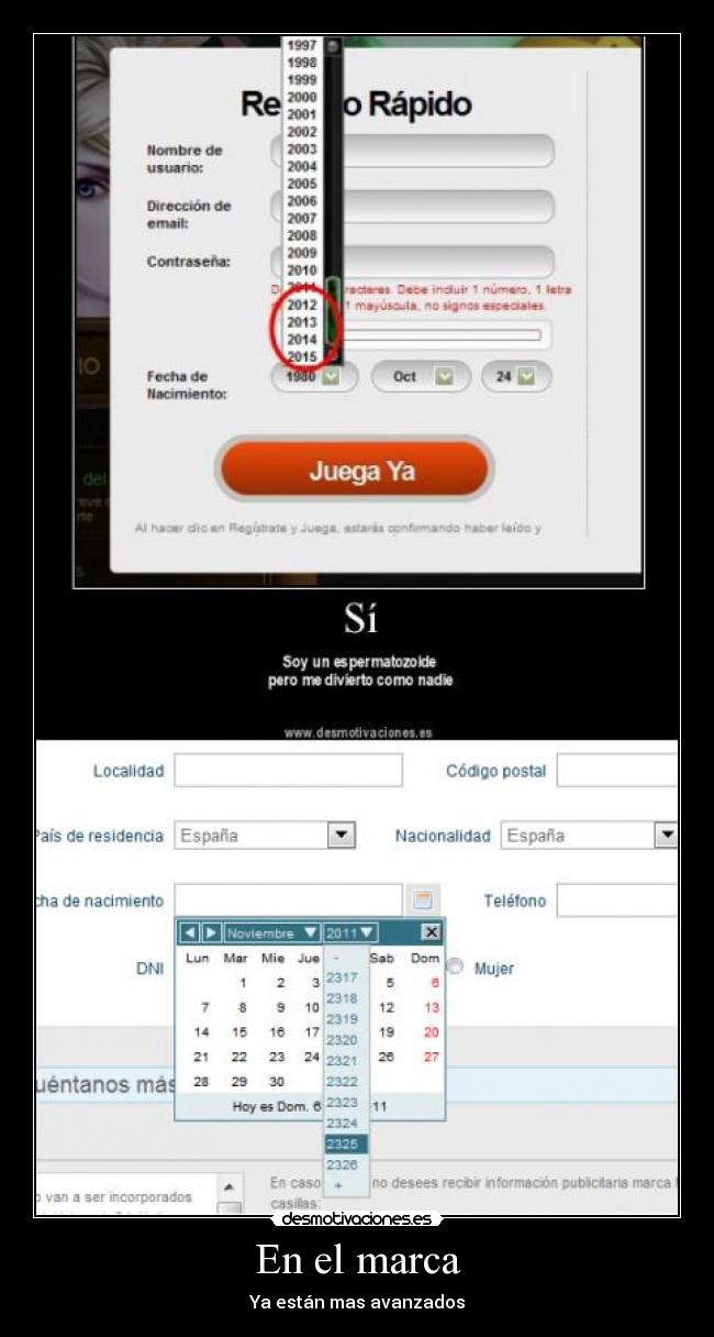En el marca - Ya están mas avanzados