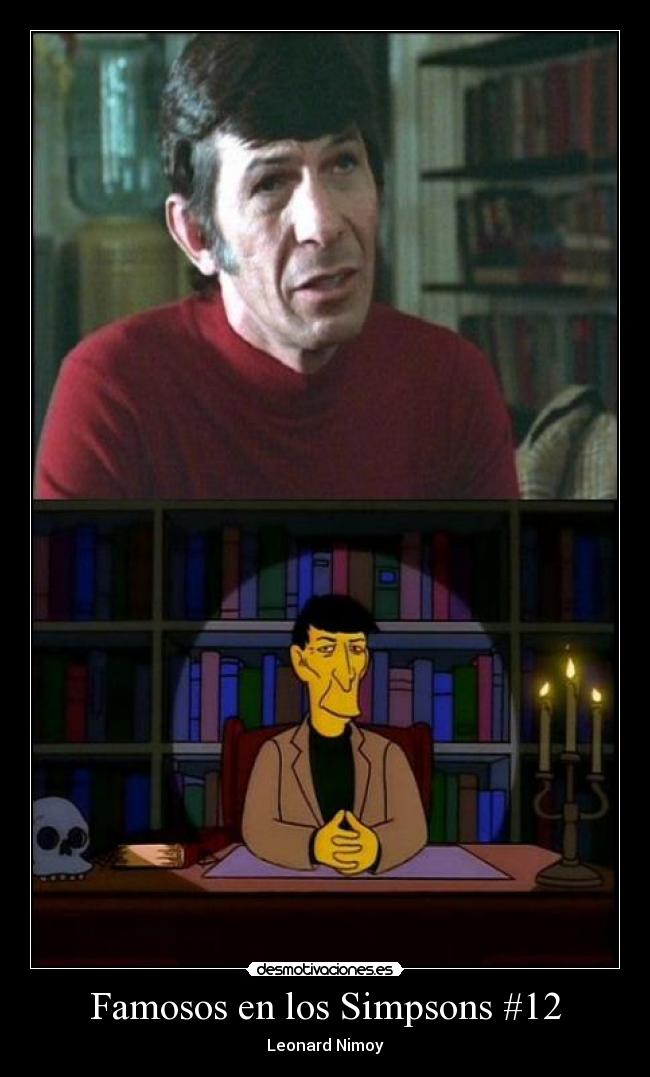 Famosos en los Simpsons #12 - Leonard Nimoy
