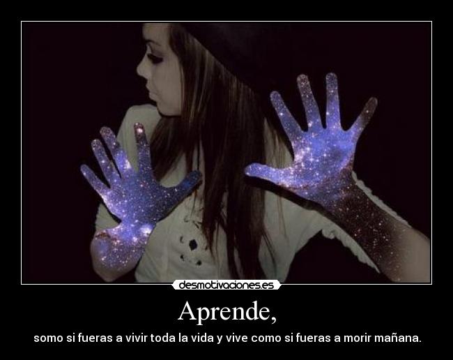 Aprende, -