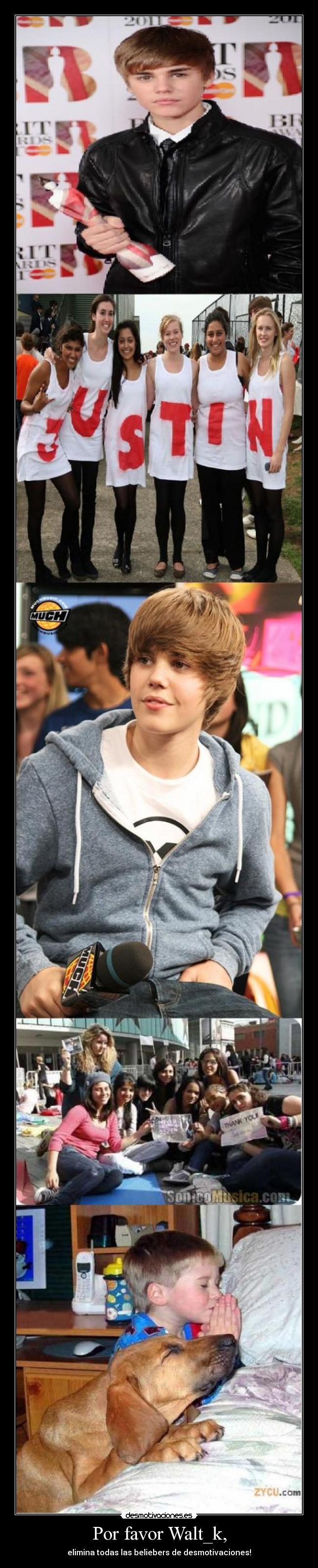 Por favor Walt_k, - elimina todas las beliebers de desmotivaciones!