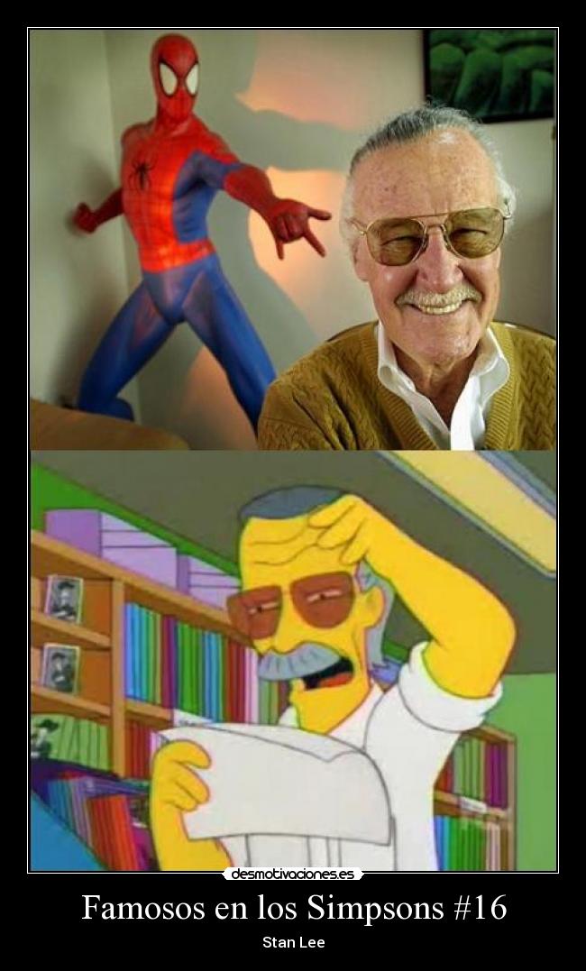 Famosos en los Simpsons #16 - Stan Lee