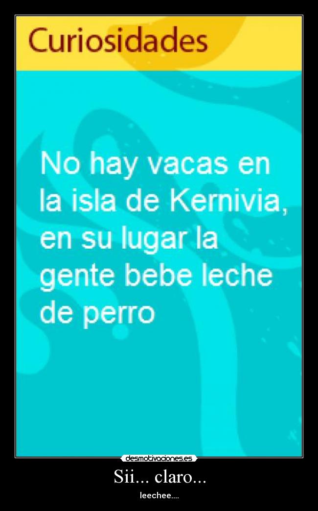 Sii... claro... - leechee....