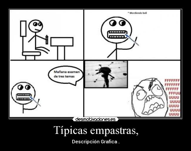 Típicas empastras, - Descripción Grafica .