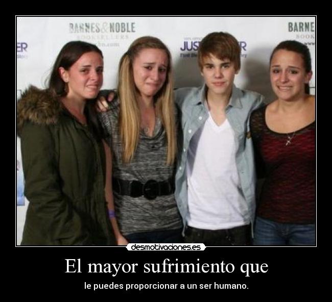 El mayor sufrimiento que -