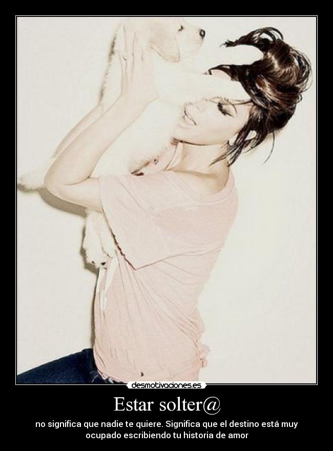 Estar solter@ -