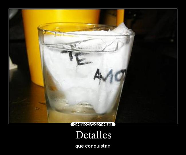 Detalles - que conquistan.