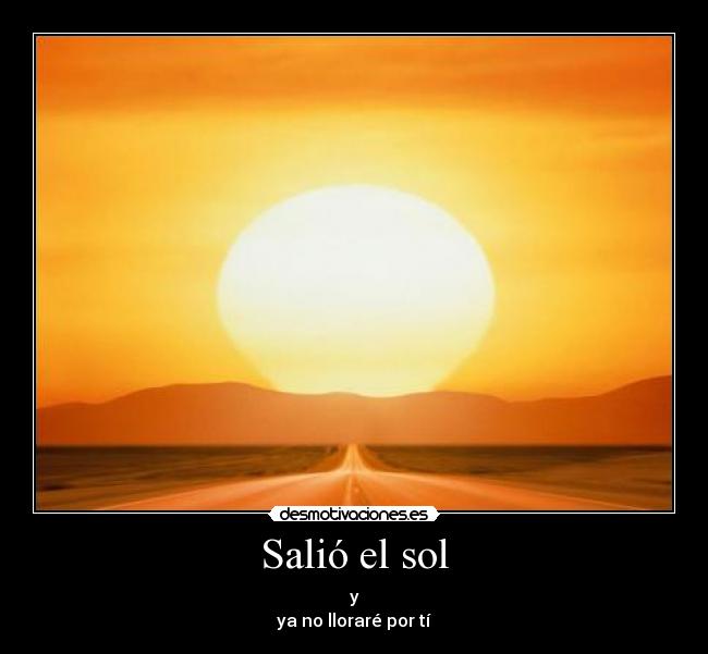 Salió el sol - 