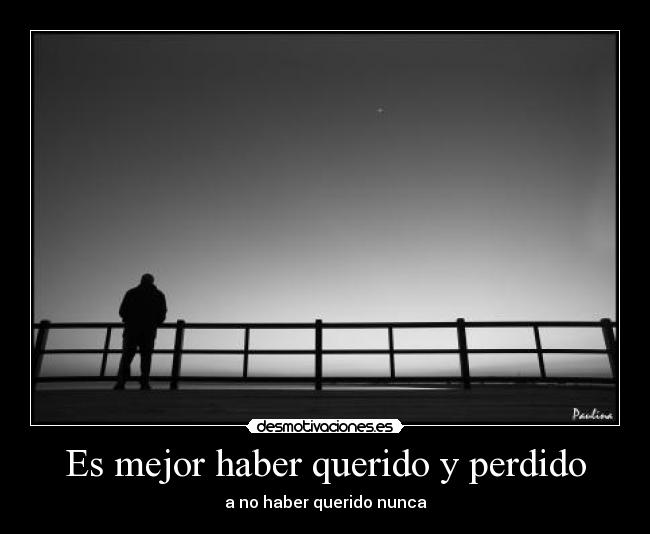 Es mejor haber querido y perdido Desmotivaciones