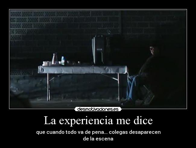 La experiencia me dice - 