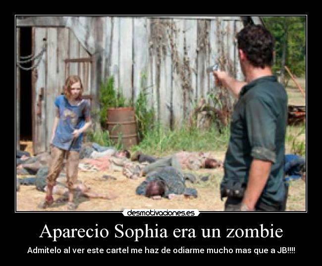 Aparecio Sophia era un zombie - 