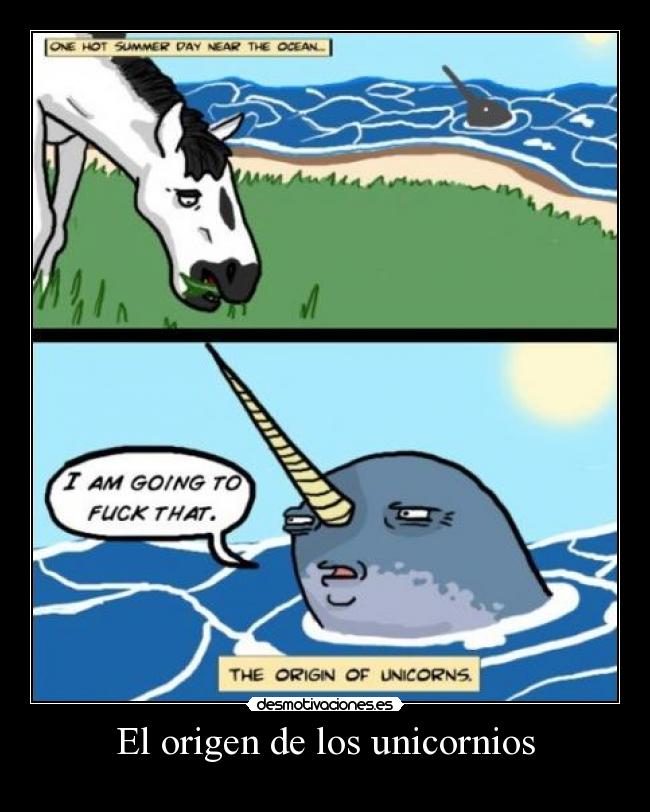 El origen de los unicornios -