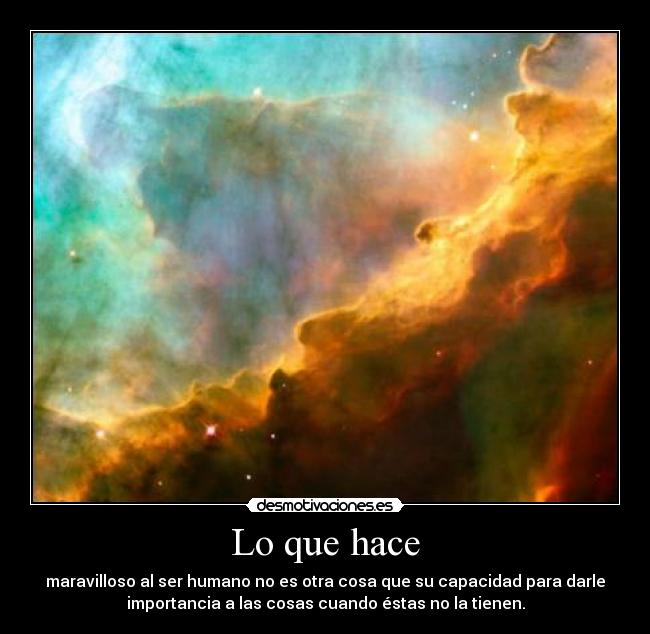 Lo que hace - 