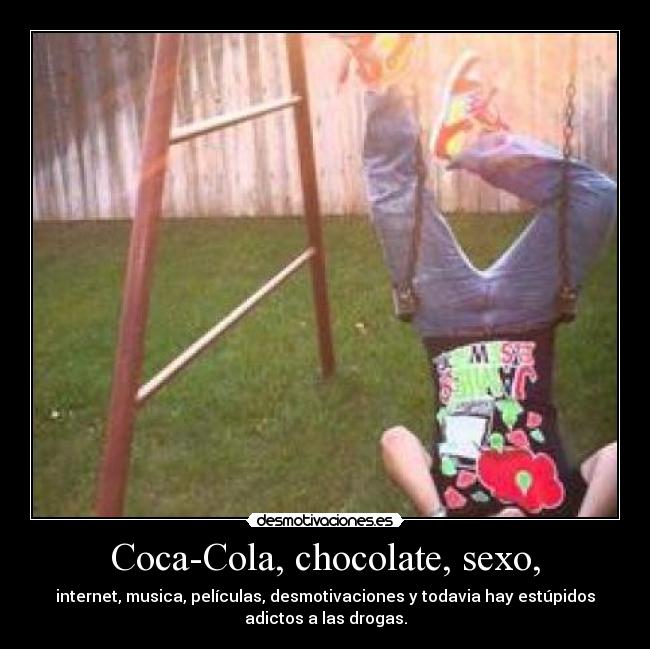 Coca-Cola, chocolate, sexo, - 