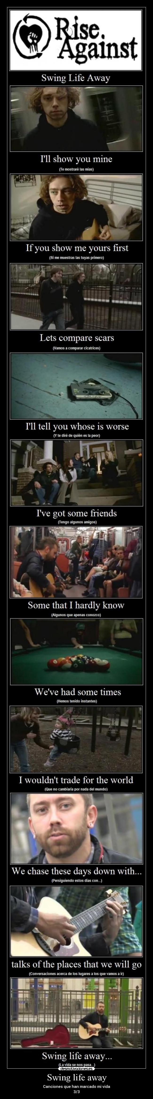 Swing life away - Canciones que han marcado mi vida
3/3